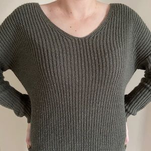 Green Forever 21 Sweater